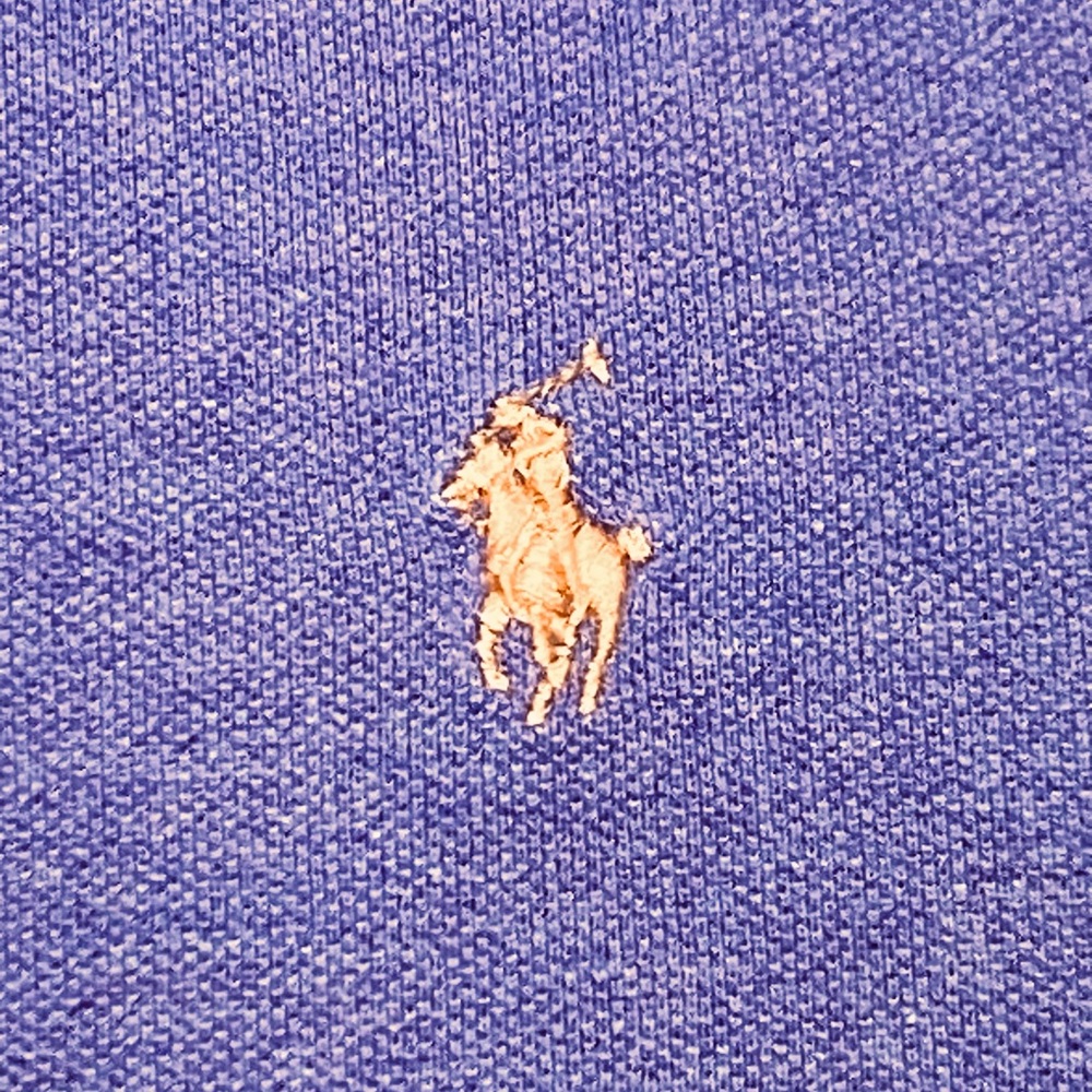 Ralph Lauren Men's Purple Polo with Yellow Pony - Picture 6 of 7